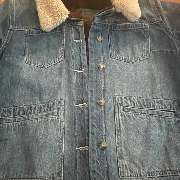 Idyllwind by Miranda Lambert Multicolor Patterned Jacket with Sherpa Collar - Picture 5 of 7